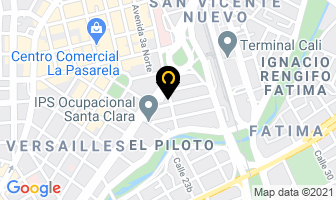 Mapa de Hidromontajes Del Valle en Cali