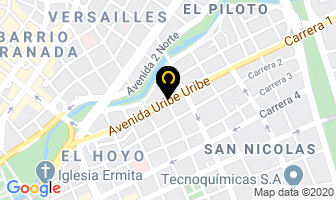 Mapa de Hidropura Ltda. en Cali