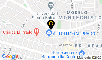 Mapa de Hidrosanitaria en Barranquilla
