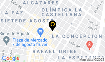 Mapa de Hidrosanitarias J.m Ltda en Bogotá D.C