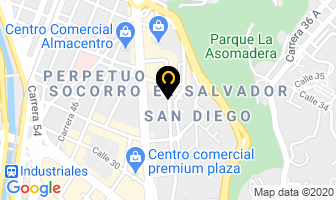 Mapa de Hidrosistemas Ltda. en Medellín