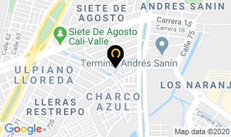 Mapa de Hielo Seco La Canita en Cali