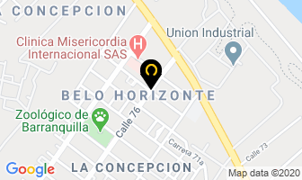 Mapa de Hielo Tropical Ltda. en Barranquilla