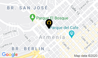 Mapa de Hierros B & S Ltda en Armenia