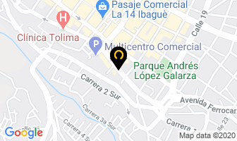 Mapa de Hierros de Occidente en Ibagué