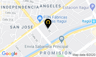 Mapa de Hierros Hb S.a. en Itaguí
