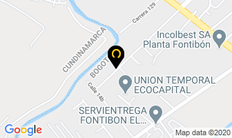 Mapa de Hierros Y Lamindos Hv Ltda. en Bogotá D.C