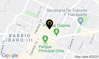 Mapa de Hierros Y Perfiles La 13 en Chía