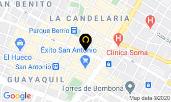 Mapa de High Consulting S.a. en Medellín