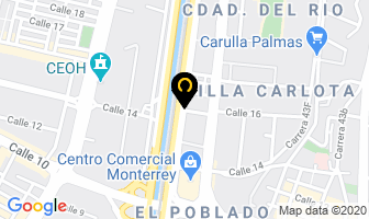 Mapa de High Lights Ltda. en Medellín