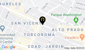Mapa de High Lights Ltda. en Barranquilla