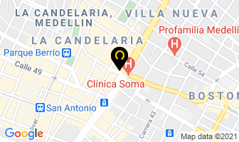 Mapa de High Tims en Medellín