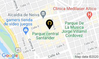 Mapa de Hilaches Medellin en Neiva
