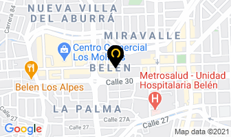 Mapa de Hilo Fino en Medellín