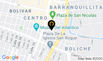Mapa de Hilos & Suministros Ltda. en Barranquilla