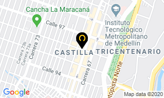 Mapa de Hilos Castilla en Medellín