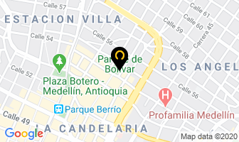 Mapa de Hilos Copacabana en Medellín
