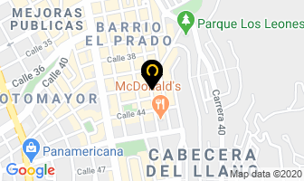 Mapa de Hiper Carnes en Bucaramanga