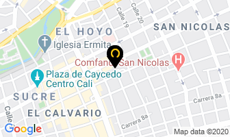 Mapa de Hipercentro Electronico en Cali