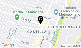 Mapa de Hipermercado Los Compadres en Medellín