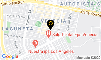 Mapa de Hiperpharma Ltda. en Bogotá D.C