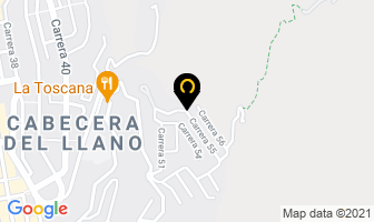 Mapa de Hisanital en Bucaramanga