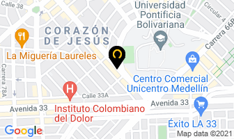 Mapa de Hitek Arena en Medellín