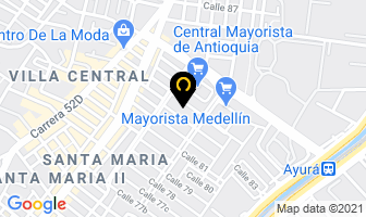 Mapa de Hl Distribuciones en Itaguí