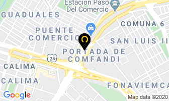 Mapa de Hms Electrónica en Cali