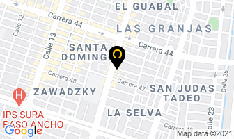 Mapa de Hogar Ana María en Cali