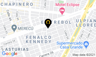 Mapa de Hogar Arboleda Dorada en Cali