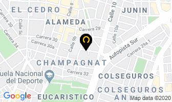 Mapa de Hogar Geriatrico Canitas Con Amor en Cali