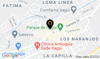 Mapa de Hogar Lola en Itaguí