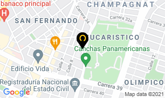 Mapa de Hogar Volvamos A Vivir en Cali