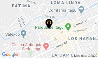 Mapa de Hojalateria Los Mora en Itaguí