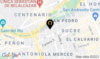 Mapa de Hojas Verdes en Cali