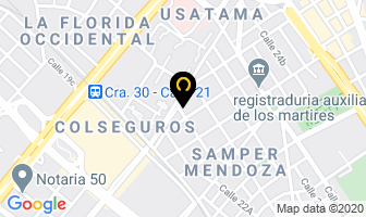 Mapa de Hojuelas De Maíz Ltda. en Bogotá D.C