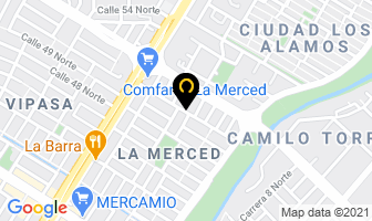 Mapa de Holding Empresarial De Medicamentos en Cali