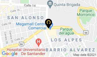 Mapa de Home & Cook en Bucaramanga