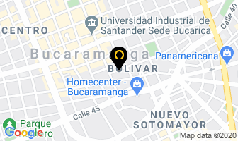 Mapa de Home Cleaner en Bucaramanga