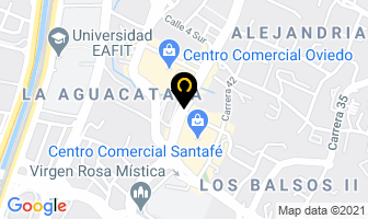 Mapa de Home Store en Medellín
