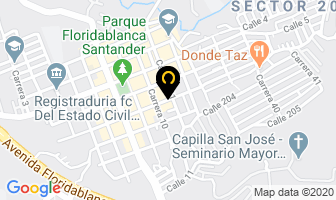 Mapa de Homeosalud en Floridablanca
