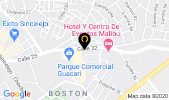 Mapa de Homero's Pizza en Sincelejo