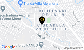 Mapa de Homero´s Bar en Santa Marta