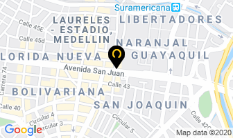 Mapa de Honda Caribe en Medellín