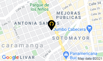 Mapa de Hormigas Culonas en Bucaramanga