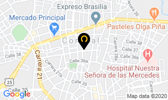 Mapa de Hospedaje Beraka en Corozal