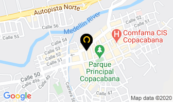 Mapa de Hospedaje Brazil en Copacabana