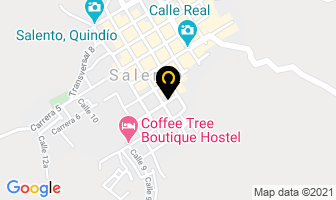 Mapa de Hospedaje Camino Real en Salento
