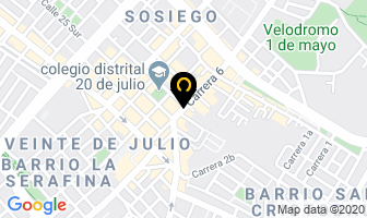 Mapa de Hospedaje Chapinero en Bogotá D.C